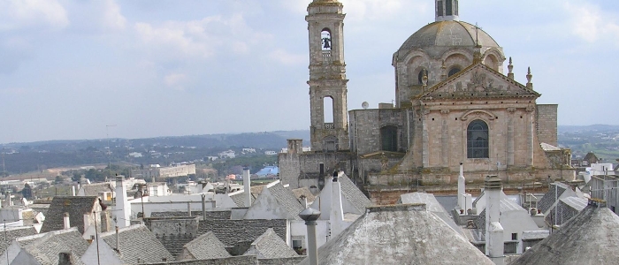 Locorotondo (Ba), veduta dall'alto del borgo